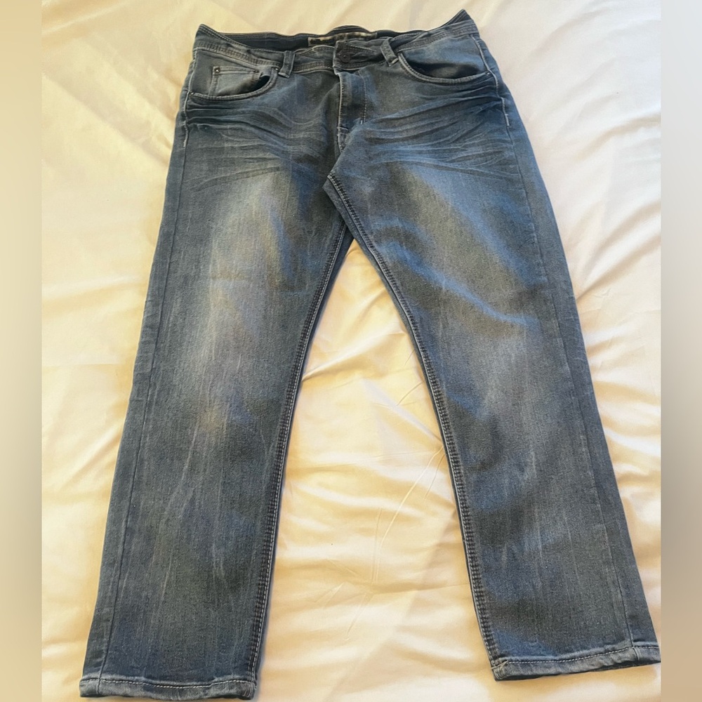 Vintage Dollhouse Faded Blue Straight Jeans